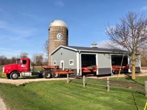30 x 50 New-construction Garage Relocation in Brillion, Wisconsin For Ariens Equipment