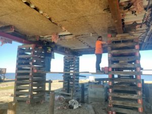 House Lifting In Beaufort, North Carolina - A Simple 45 Ton Home